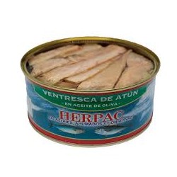 Ventresca de atún en aceite oliva Herpac 